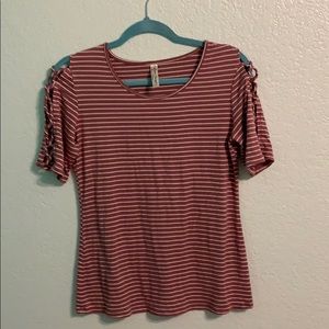 Casual, yet cute striped tee